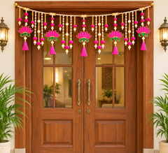 Elegant Handmade Lotus Decorative Toran