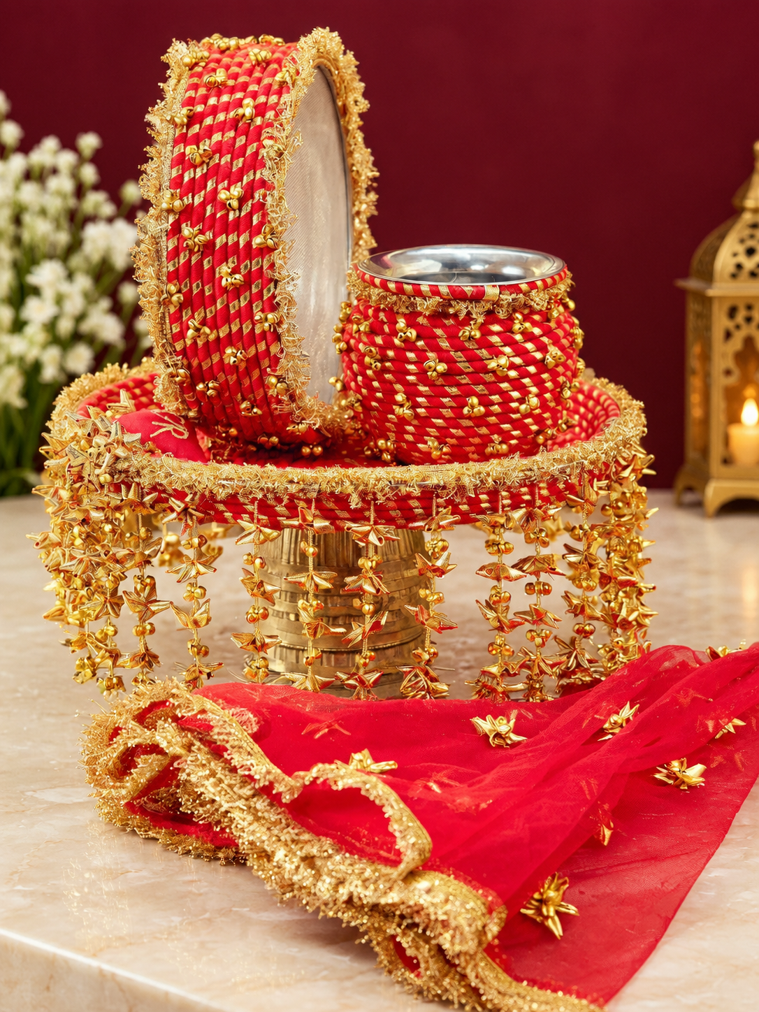 Ishq Karwa Chauth Thali Set