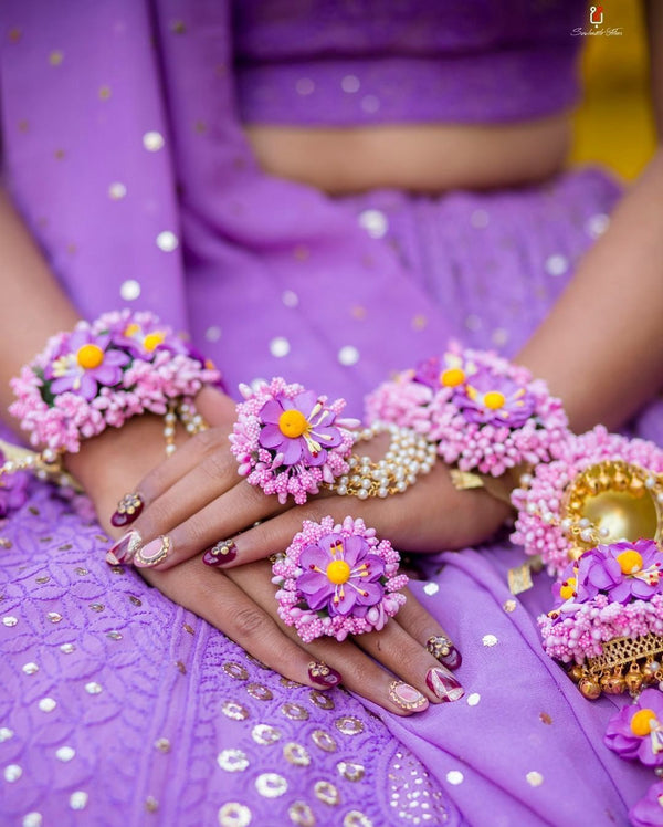 Floral Sky Blue Lavender Kalere🌼