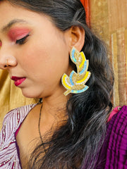 Leafe Beaded Earring
