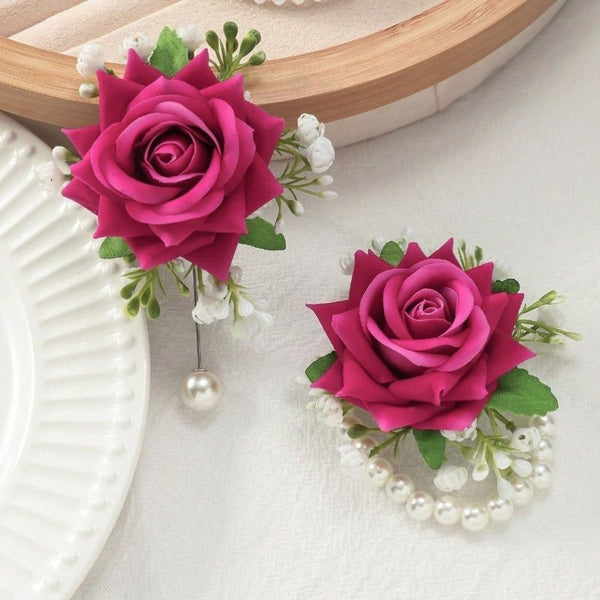 Rose Bracelate With Brooch