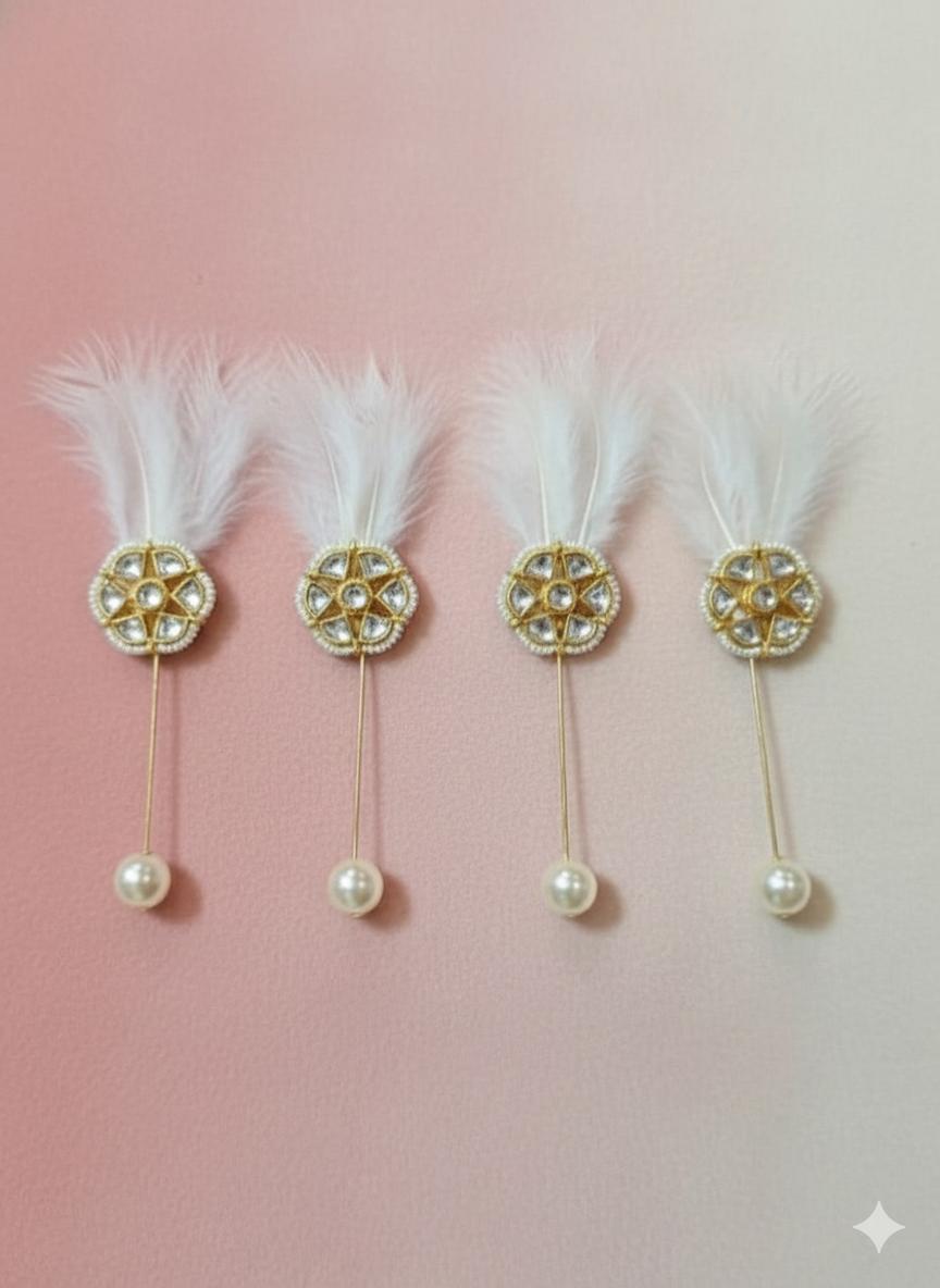 Kundan Weeding Brooch