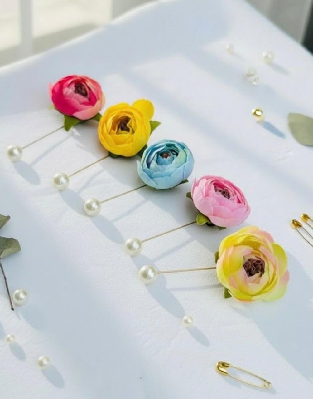 Peony Brooch