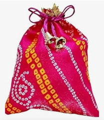 Chundri Print Potli Mix Colour 6/4 Inches