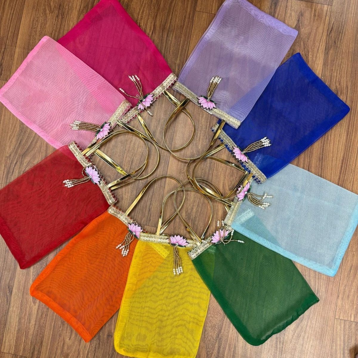 Orgenza Potli Mix Colour 10/12 Inches