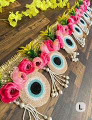 Elegant Handmade Evil Eye Decorative Toran