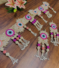 Elegant Handmade Evil Eye Decorative Toran