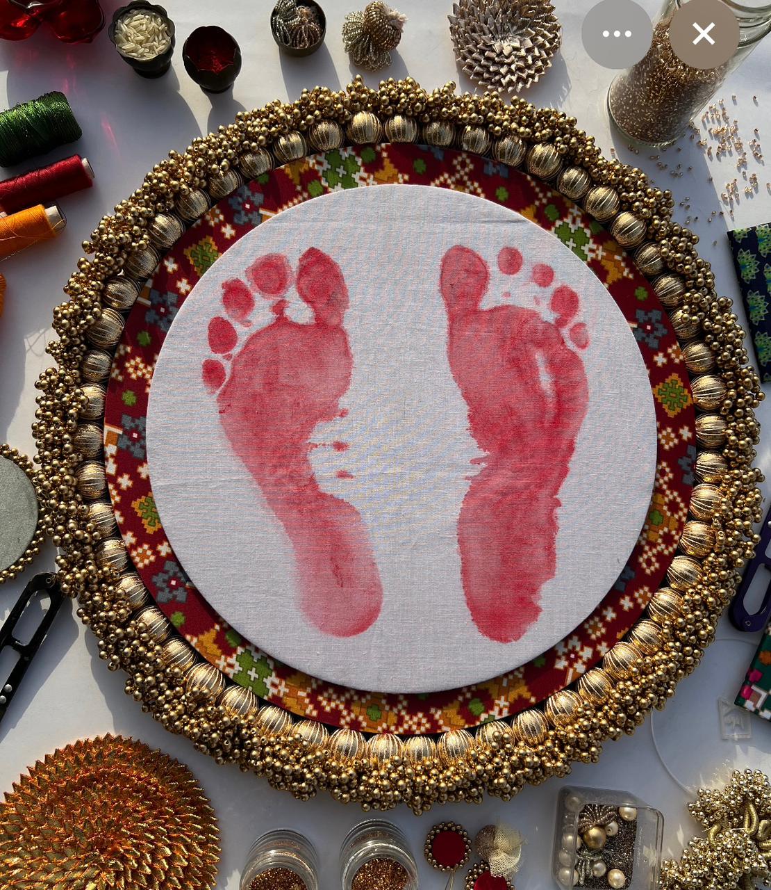 Hand Print Plate