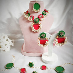 Kundan Jewellery Green