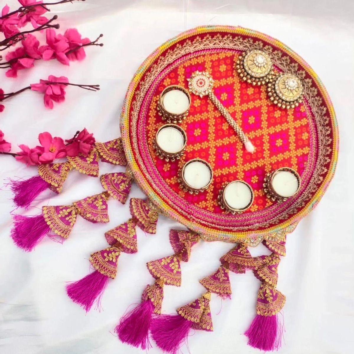 Pooja Thali Set With Tasal