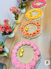 Flowerl Tilak Plate