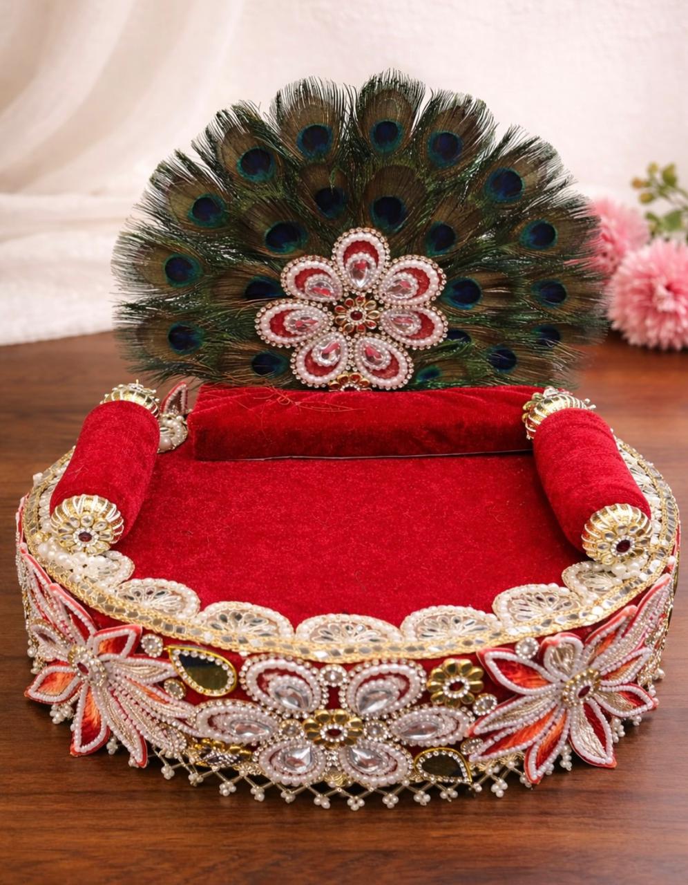 Peacock Bed Singhasan