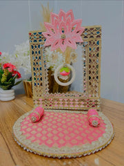 Ladoo Gopal Royal Pink Singhasan