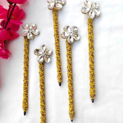 White Kundan Tilak Stick