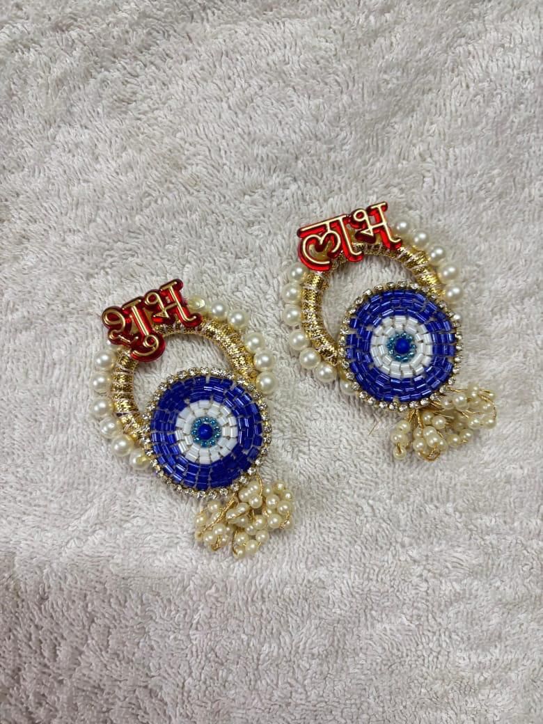 Evil Eye Shubh Labh Pair