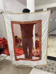 Hand Print Dupatta Sada Swavagyabati