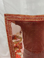 Hand Print Dupatta Sada Swavagyabati