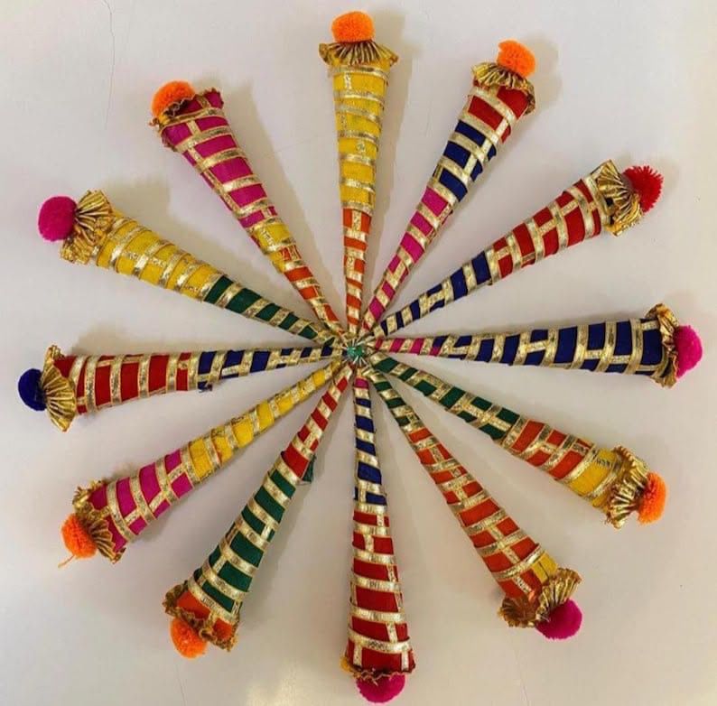 Decorated Mehndi Cone