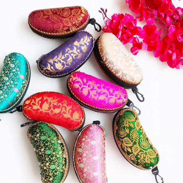Silk Decorated Sunglass Box