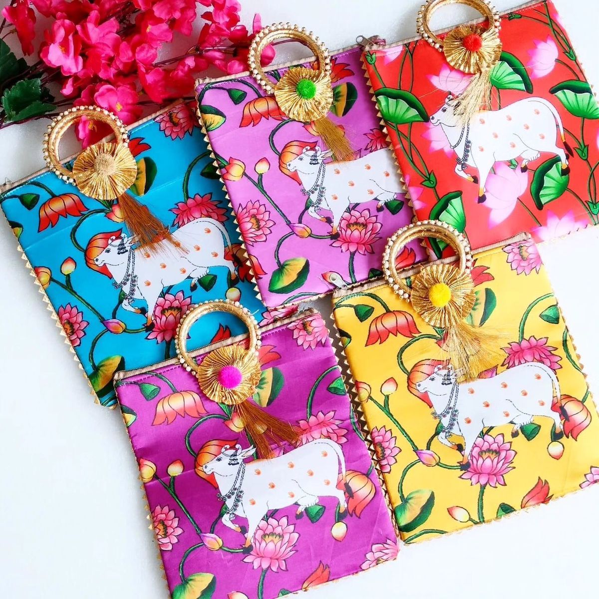 Gau Mata Print Bag