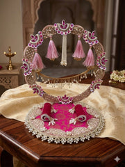 Maharaja Style Laddu Gopal Singhasan