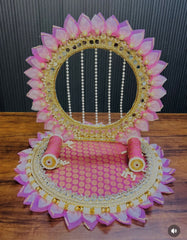 Royal Lotus Laddu Gopal Singhasan