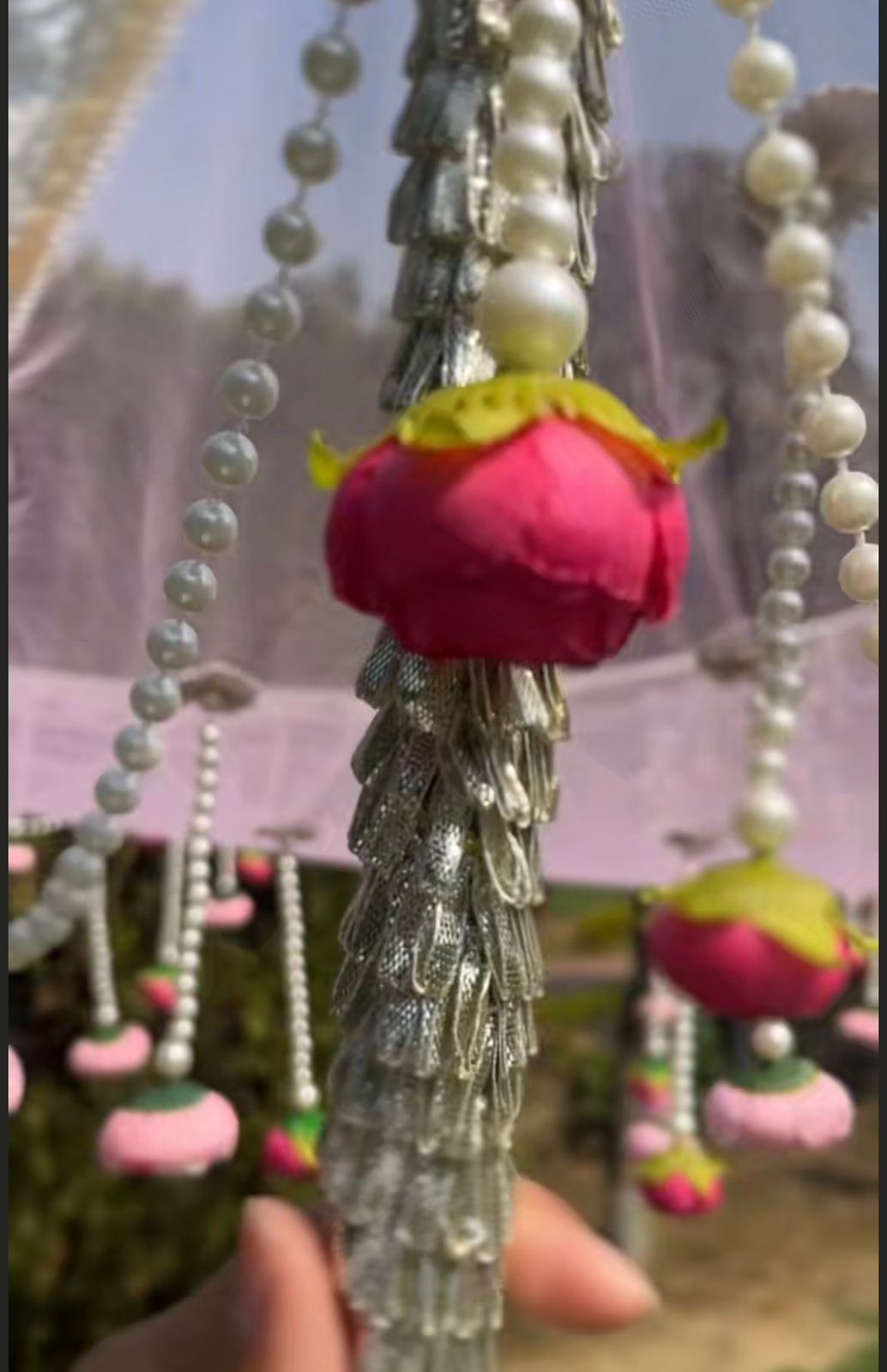 Peony Flower Bride Entry