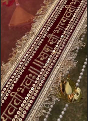 Swabhagyabati Bridal Entry Chadar For Bride Entry Or Mayra