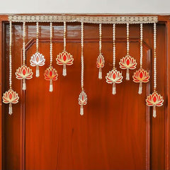 Lotus With Pom Pom Toran Best For Gifting
