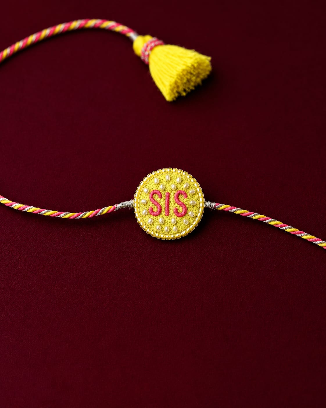Auspicious SIS Rakhi | Traditional Spiritual Rakhi for Sister