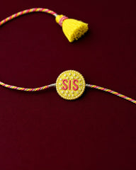 Auspicious SIS Rakhi | Traditional Spiritual Rakhi for Sister