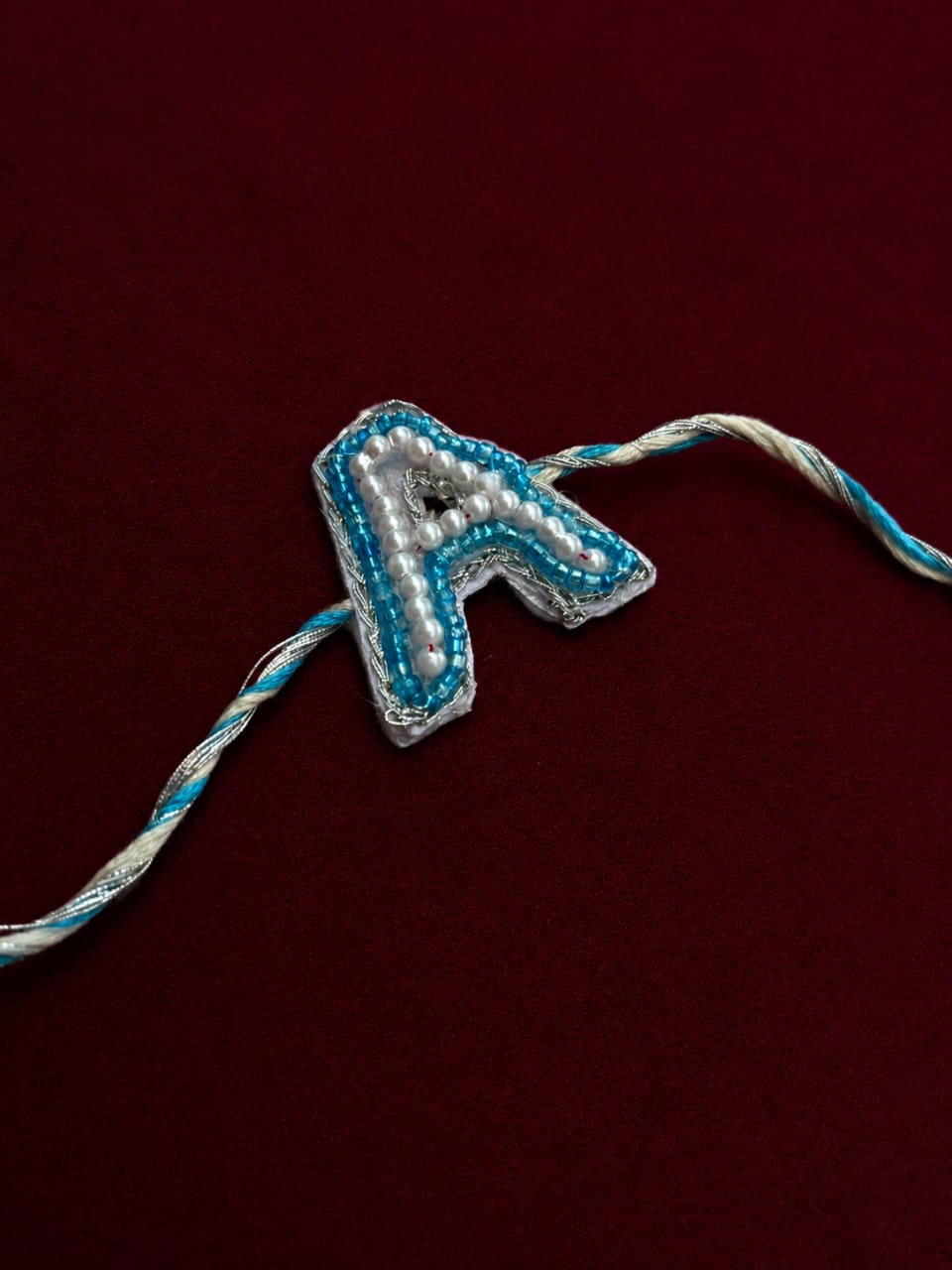 Auspicious A to Z letter Rakhi | Traditional Spiritual Rakhi