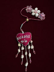 Heart Shape Rakhi with "Bhabhi to be" Text | Special First Raksha Bandhan Rakhi