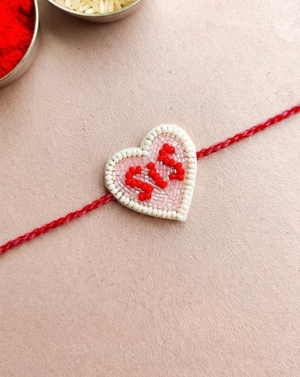 Cute Pink Sister Designer Rakhi