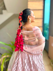 Handcrafted Bridal Parandi with Tassel Latkan