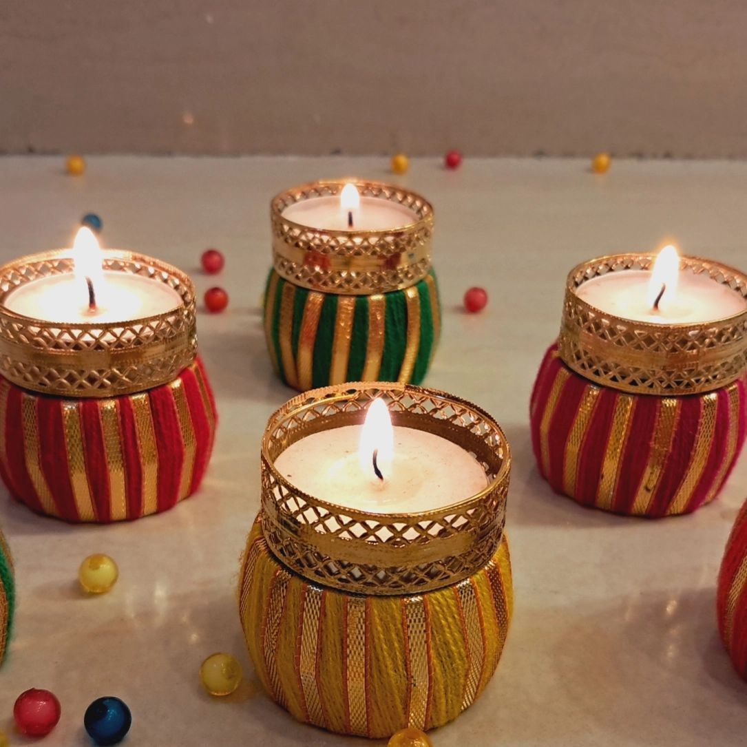 Demru candle Holder