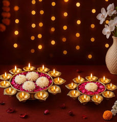 Urli Metal Diya set of 3 pc