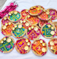Patola Print Tilak plate