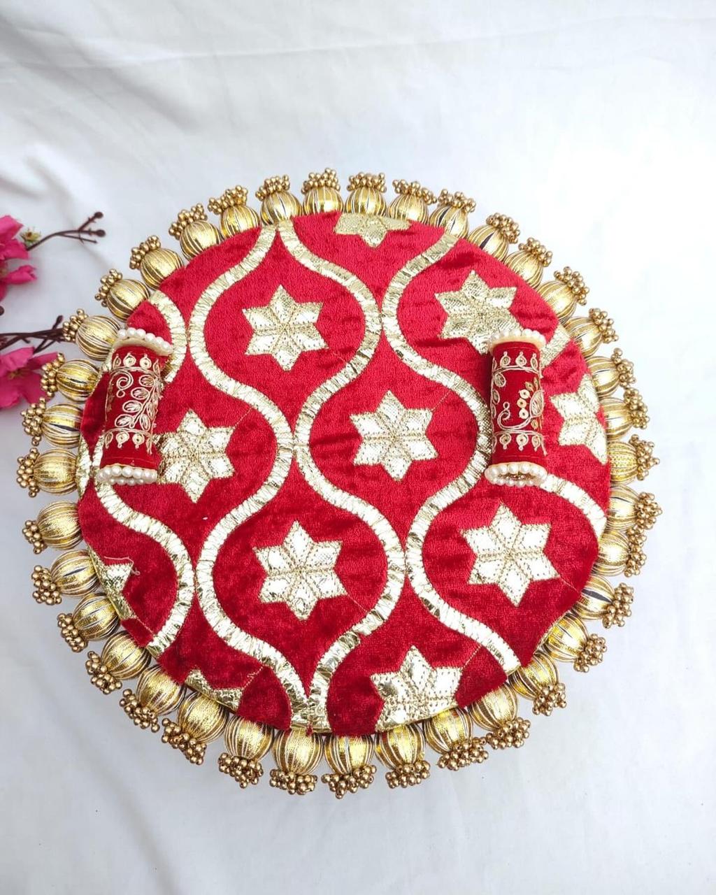 Sunshine Pearl Decorative Laddu Gopal Chowki