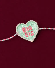 Big Sister Designer Heart Rakhi