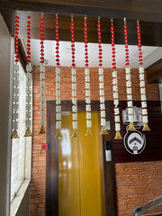 Premium Mogra With Rose Flower Diya Hanging Toran