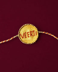 Veerji Embroidered Designer Rakhi