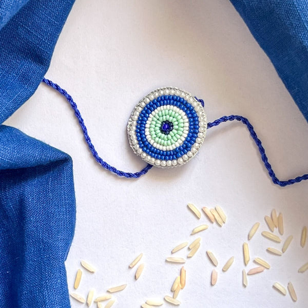 Blue Evil Eye Rakhi