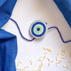 Blue Evil Eye Rakhi