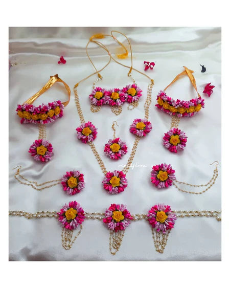 Flower Necklace Full Set